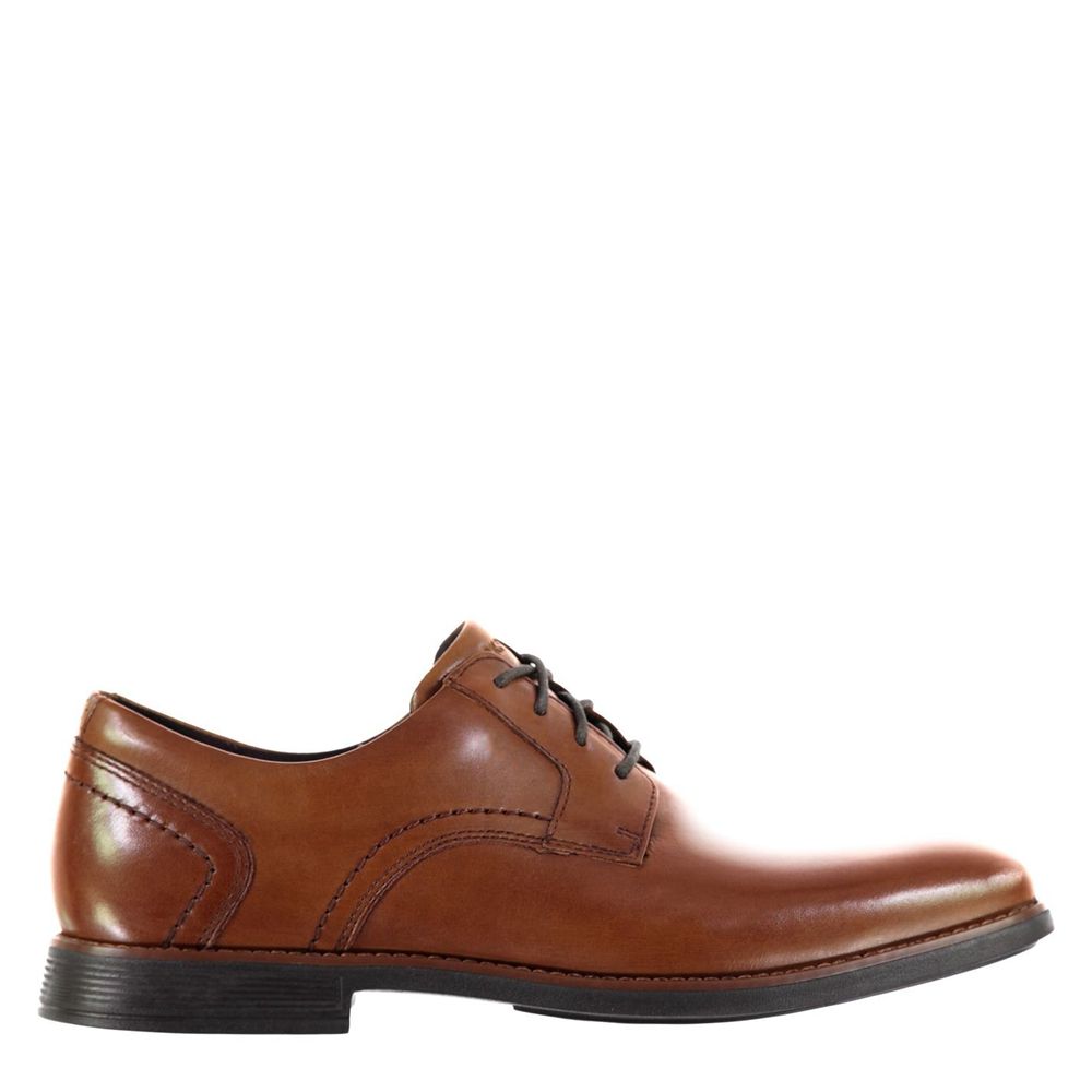 Sapatos Oxford Homem Rockport Plain Toe Marrom,Portugal PXIRV-4350